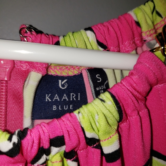 Kaari Blue Lady's Sleeveless Sundress with Grecian Neckline - Picture 3 of 4